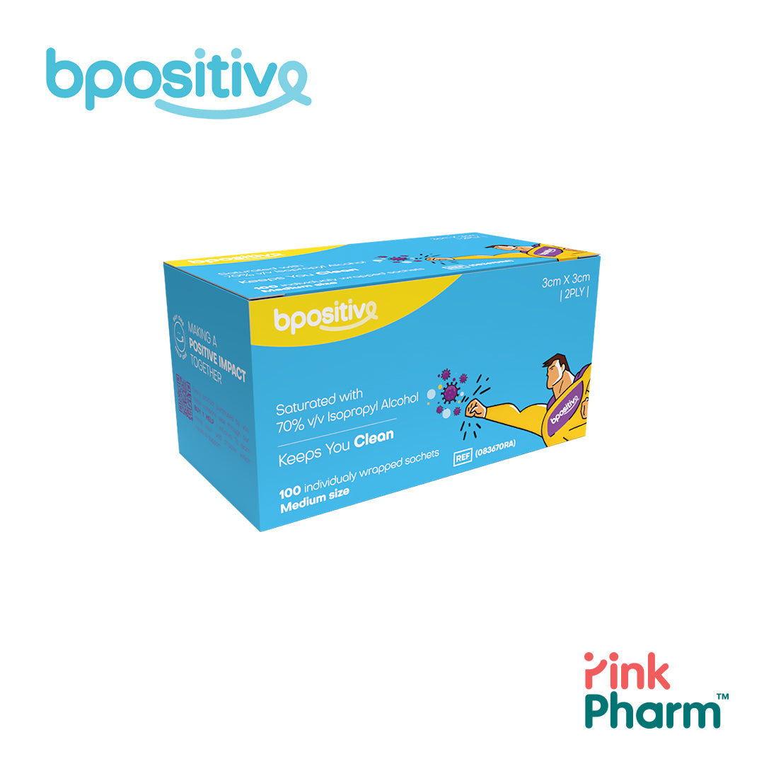 BPositive 70% Alcohol swabs