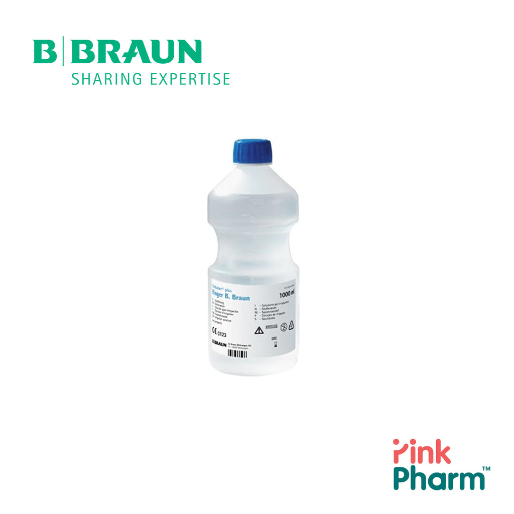 Braun NaCl 0,9% Solution D'Irrigation Topique Ecotainer 1000ml