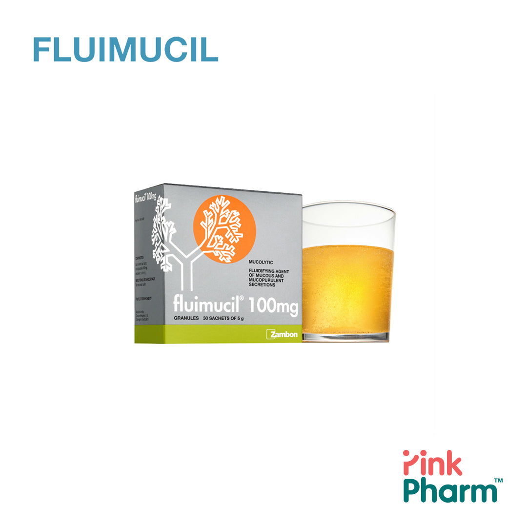 Fluimucil 100mg Effervescent Granules, 30pcs