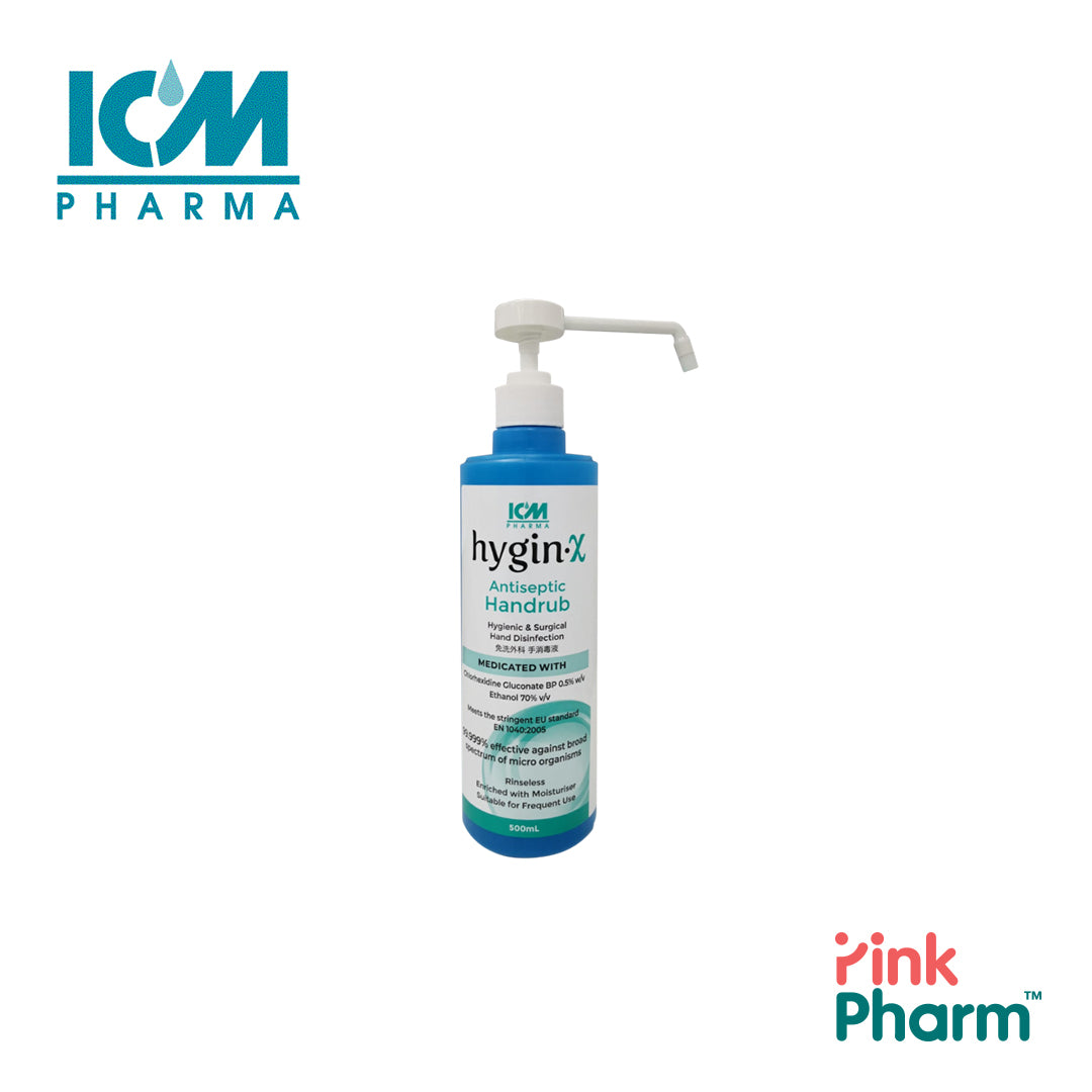 ICM Hygin-X Antiseptic Hand Rub 500ml