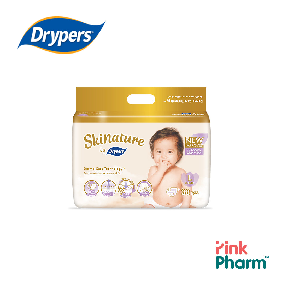 Skinature by Drypers L(4x38s) - Carton