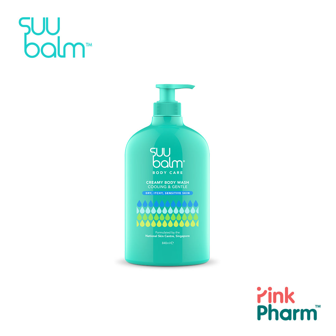 Suu Balm Dual Cooling & Soothing Cream Body Wash 840ml